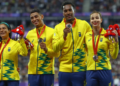 Brasil fecha o dia com 10 pódios e vagas nas semis do goalball e futebol de cegos