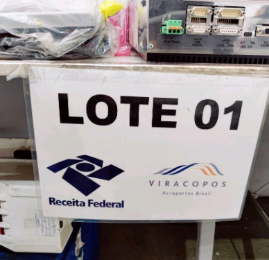 Receita faz leilão em Viracopos com 240 lotes de mercadorias