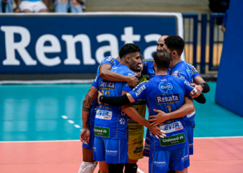 Vôlei Renata vence mais uma e retoma liderança do Paulista