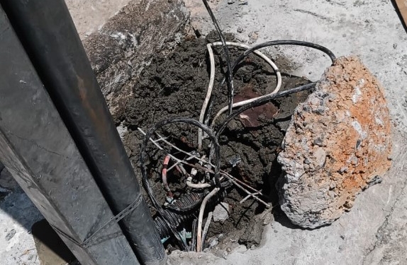 Dupla é detida após tentativa de furto de cabos em estação BRT