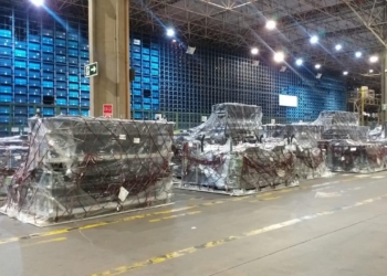 Equipamentos da turnê Got Back Tour de Paul McCartney chegam por Viracopos