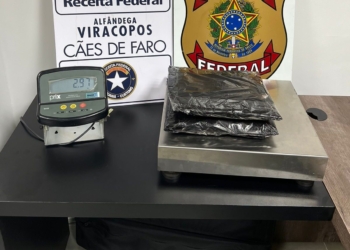 Passageira é detida em Viracopos com 3kg de cocaína na bagagem