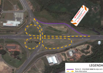 Obras interditam trechos da Anhanguera na região de de Campinas