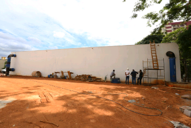 Sanasa faz obra para interligar novo reservatório Ponte Preta; abastecimento será interrompido