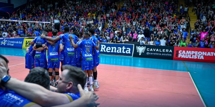 Vôlei Renata faz primeiro jogo da final do Paulista na quarta-feira