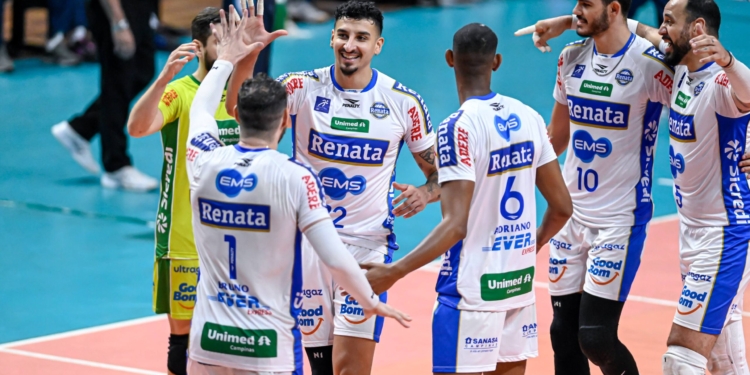 Vôlei Renata recebe nesta segunda Praia Clube no Taquaral