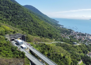 Contorno Sul da Rodovia dos Tamoios que liga Caraguatatuba a São Sebastião é entregue