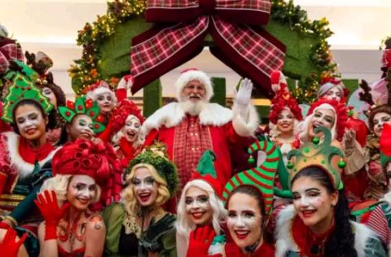 Parque Dom Pedro inaugura nesta sexta decoração natalina com chegada do Papai Noel