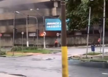 Polícia investiga incêndio provocado no estacionamento do Guarani