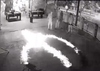 Grupo invade, vandaliza e incendeia bar em Barão Geraldo