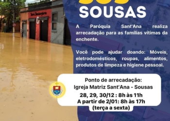 Igreja de Sant’Ana arrecada doações para desalojados de Sousas