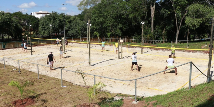 Prefeitura de Jaguariúna inaugura quadras públicas de beach tênis