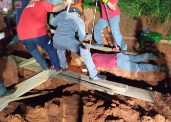 Após resgate dramático, bombeiros retiram criança de buraco em Nova Odessa