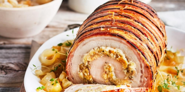 Dica de nutricionista para a ceia de Natal: lombo recheado com maçã