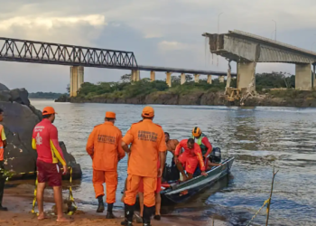 Desabamento de ponte que liga Tocantins e Maranhão deixa um morto e desaparecidos
