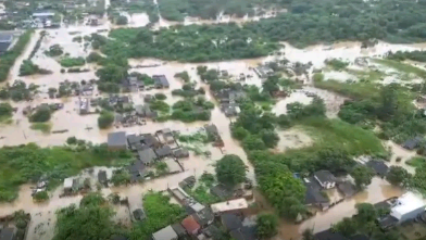 Nível das águas de inundações cai 70% em Peruíbe