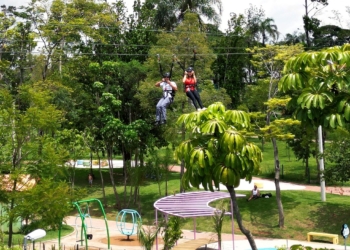 Começa neste sábado a 2ª etapa de operação da tirolesa da Lagoa do Taquaral