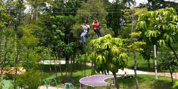 Começa neste sábado a 2ª etapa de operação da tirolesa da Lagoa do Taquaral