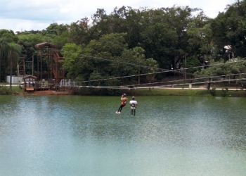 Tirolesa da Lagoa do Taquaral ganha trajeto de ida e volta a partir do dia 22