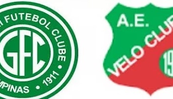Guarani e Velo Clube se encontram pela 17ª vez na história
