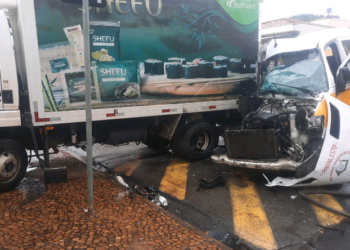 Acidente entre caminhão e van escolar deixa 9 feridos em Campinas