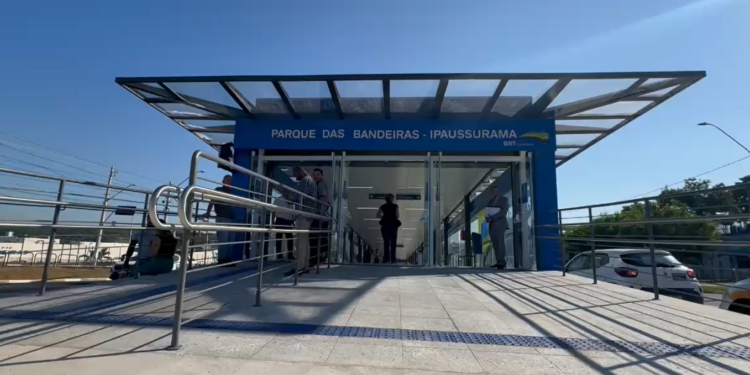 Estação BRT Parque das Bandeiras / Ipaussurama é entregue oficialmente e entra em operação