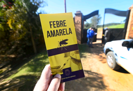 Saúde confirma primeira morte por febre amarela em residente de Campinas