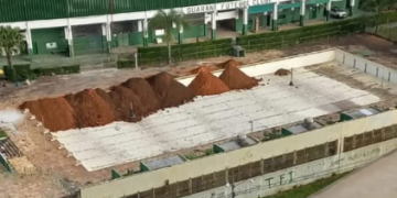 Guarani aterra a história da piscina que formou campeões