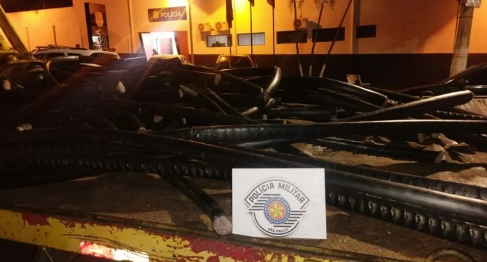 Quadrilha suspeita de furtar meia tonelada de fios de cobre é detida em Sumaré