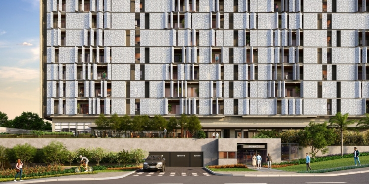 Avenida 105: arquitetura autoral em edifício residencial no novo bairro Casa Figueira