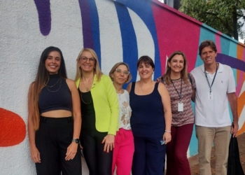 Mural na Escola Estadual Artur Segurado une arte e meio ambiente