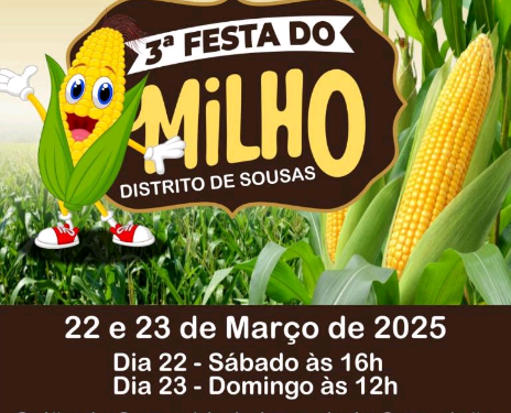 3ª Festa do Milho de Sousas oferece programação gratuita neste final de semana