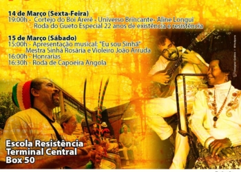 Encerramento do Ciclo de Formações Culturais será nos dias 14 e 15 em Campinas