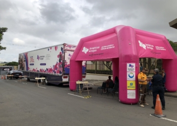 Carreta da ONG Américas Amigas oferece exames de mamografia em Hortolândia