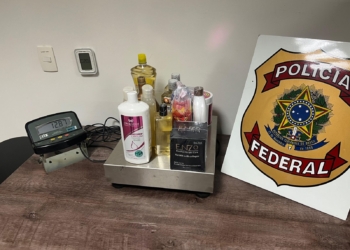 Polícia Federal prende homem com cocaína liquida em Viracopos