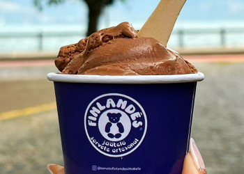 No 2º Festival Sabores da Praia, sorveterias inovam com gelato de caipirinha, figo ao conhaque e cachaça com coco