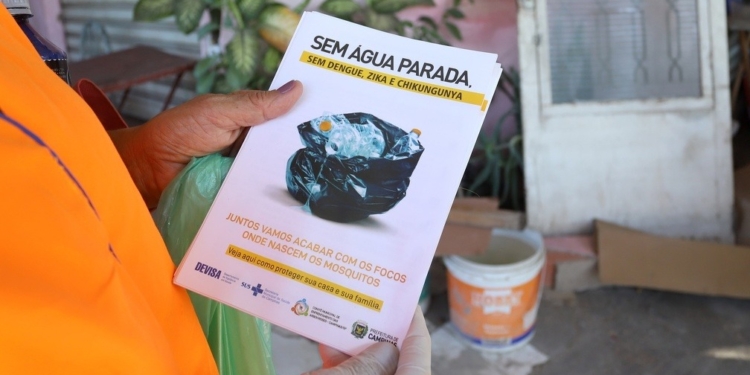 Novo boletim aponta 18 bairros com alto risco de transmissão de dengue em Campinas