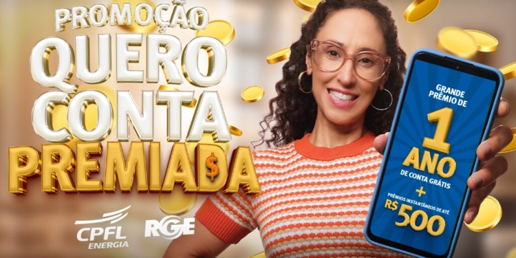 CPFL sorteia um ano de conta de energia grátis para clientes que pagam com PIX