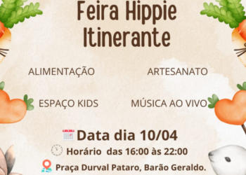 Primeira Feira Hippie Itinerante de 2025 estará em Barão Geraldo nesta quinta-feira