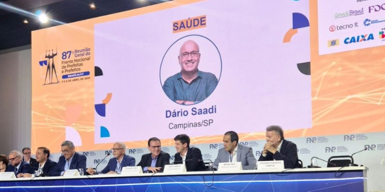 Dário Saadi é reeleito vice-presidente da FNP para Saúde