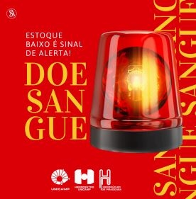 Hemocentro alerta para níveis críticos no estoque de sangue