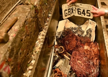 Operação integrada das 20 cidades da RMC apreende 500kg de fios de cobre