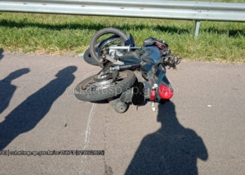 Uma pessoa morre em acidente com motocicleta na SP 101