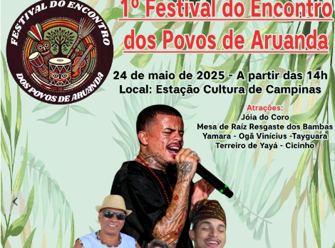 Campinas recebe primeira edição do Festival Encontro dos Povos de Aruanda