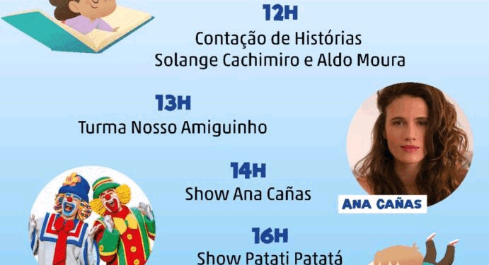 Cantora Ana Cañas e dupla Patati Patatá estarão neste domingo em Hortolândia