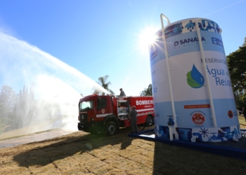 Sanasa inaugura reservatório de água de reúso no Pico das Cabras