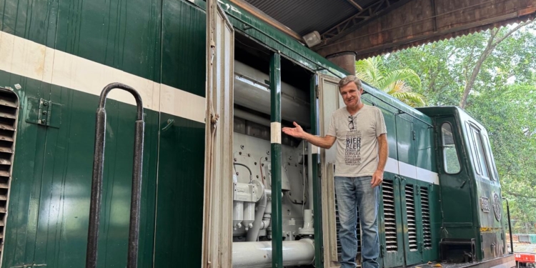 Histórica locomotiva diesel-elétrica volta aos trilhos entre Campinas e Jaguariúna