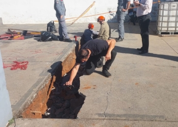 Funcionário de posto encontra túnel escavado em direção a agência bancária em Sumaré