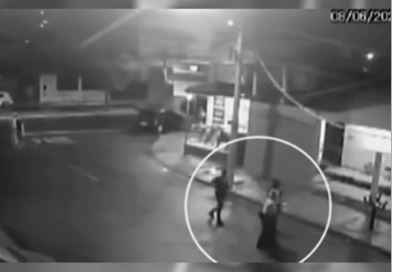 Câmeras registram mulher sendo morta a tiros após sair de adega em Nova Odessa