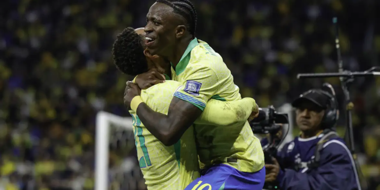 Brasil garante vaga na Copa do Mundo na primeira vitória de Carlo Ancelotti